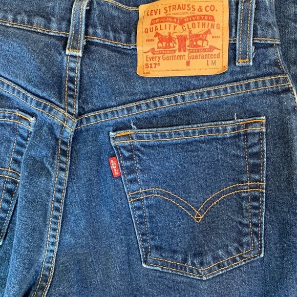 Levi's Bootcut Stretch Blue Jeans Women's 28x31 #339H - Picture 6 of 6